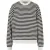 Urban Classics Dames gestreept crew hals oversized sweatshirt