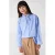 Shoeby gestreepte blouse – blauw/wit