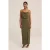We Fashion Dress Mid Length Olive Green