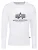 ALPHA INDUSTRIES Shirt  zwart / offwhite