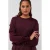 AMAYA Amsterdam trui met glitters – donkerrood