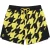 Under Armour Curry-basketbalshort voor heren met pied-de-poule-motief (Zwart)