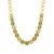 Luxenter Ketting met veelkleurig kattenoog met 18-karaats gouden afwerking – Shureo