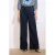 LOLALIZA high waist wide leg jeans dark blue denim