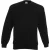 Fruit of the Loom Heren Klassiek 80/20 Ingezet Sweatshirt (Zwart)