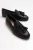 Mona Zacht Leren Kwast Loafer Dames