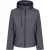 Regatta Professional Heren Venturer Softshell 3 Laags Hooded Jacket (Seal Grey/Zwart)