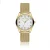 Dameshorloge van roestvrij staal met mesh band Marc Lauder Porto