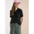 Sweater met korte mouwen en capuchon
