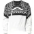 Bandana Print Crew Neck Langemouw Trui