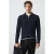 Mango Man wollen regular fit gebreide trui – marine