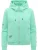 Ragwear Sweatvest ‘Parya’  groen / lichtgroen / wit