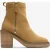 Cassiano Ritssluiting Enkelboot Lichte Tan Suède Boots