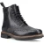 Hunter Loch Brogue Enkellaars Leer Heren Zwarte Enkellaarsjes