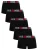 Diesel 5-Pack Damien-Koffers, Zwart