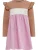 Hummel Jurk ‘Jamila’  bruin / pink / wit