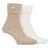 Dames Turn Cuff Sokken | Jeep | Wandelsokken Vrouwen, Comfortabele Performance Polyester Sokken – Taupe / Crème