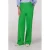 JANSEN Amsterdam wide leg high waist pantalon groen