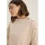 Cecil Dames Shirt met knoopdetail in Beige