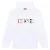 Diesel Heren Dubbel Vernietigd Logo Hoodie (Wit)