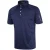 Island Green Heren Gestikt Golf Poloshirt (Marine)