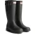 Hunter Field Downpour Laars Rubber Dames Zwarte Wellington Boots