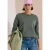 Sweatshirt met ronde hals en trekkoord