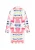 IZIA Gebreid vest  lichtblauw / donkerblauw / neonroze / offwhite