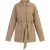 Dreimaster Licht katoenen jas Dames donkerbeige
