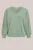 WE Fashion – Dames trui – curve – Regular fit – Lichtgroen – Katoen – Plus Size