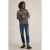 White Stuff Monochrome Fairisle Jumper Grey Multi