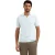 No Excess Pullover short sleeve v-polo slub sky