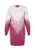 faina Gebreide jurk  magenta / zilver / wolwit