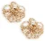 LOTT. gioielli Oorbellen Dames Ce Gb Knotted Earring L, Kleur: Goudkleurig