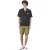 Pretty Green Heren Spike Island-shirt met korte mouwen (Zwart)