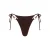 The Lola Club high leg strik bikinibroekje Josey bruin