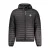 Quilted Hooded Jacket Model Black