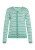 SANIKA Gebreid vest  mintgroen / wit