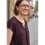 Street One Studio Dames Blouse met hangende schouder en linten in Paars