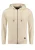 Key Largo Sweatvest ‘ CONFIDENCE ‘  crème / bruin