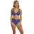 Freya niet-voorgevormde beugel bikinitop Arizona Wave met lurex blauw