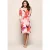 July Print Jurk Zand / Roze