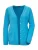 Goldner Gebreid vest  azuur