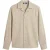 Malelions Men Emblem Seersucker Longsleeve Shirt | Light Taupe