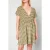 American Vintage Round Collar Shortsleeves Dress Vichy Kaki