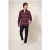 White Stuff Moxley Brushed Check Shirt Dark Red