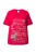 Ulla Popken Shirt  goudgeel / rood / wit
