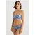 We Fashion Bikini Top Light Blue