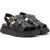 FitFlop GEN-FF Visserslederen Dames Zwarte Sandalen