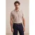 TRENDYOL MAN Heren Beige Gestructureerd Kort Regular fit Poloshirts